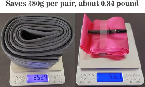 أنبوب الدراجة 26 27.5 29 صمام بريستا، أخف أنابيب الدراجة مع رافعات وشرائط الإطارات، متوافق مع 26x1.5/2.0 27.5x1.9/2.5 29x1.9/2.5 in Saudi Arabia