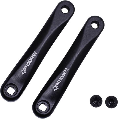 PROWHEEL Ebike Crank Arm Available in Square Hole,140MM/152MM/160MM/165MM/170MM/175MM Black Bike Crank Arm for Electric Bike,Mid Mounted Motor,Torque(1 Pair) in Saudi Arabia