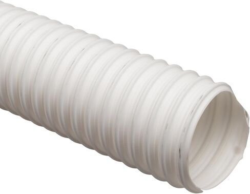 خرطوم قناة Flexadux T-7 من المطاط الحراري، أبيض، 6 بوصات معرف، جدار 0.030 بوصة، طول 25 بوصة in Kuwait