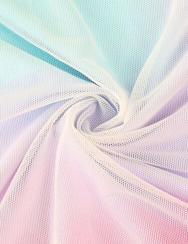 ملابس رقص للفتيات مكونة من قطعتين من بلوفر وقميص طويل بألوان قوس قزح وبنطلون ضيق بدلة رياضية لطيفة in Kuwait