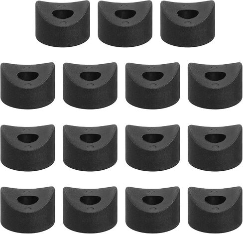 uxcell 30Pcs Plastic Round Washers, 9mm x 25mm x 10mm Black PE Concave Washer Spacer Hardware Machine Fastener for Round Tube Fixing in Saudi Arabia