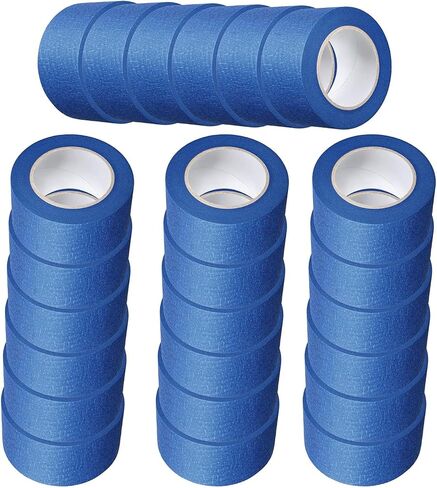 Blue Painters Tape 1.88 inches Wide, 24 Rolls Bulk Pack Blue Masking Tape, 1.88 inch x 60 Yards-24 Rolls in Saudi Arabia