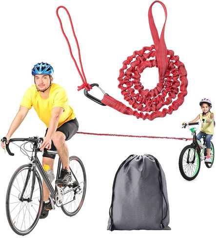 Bicycle Tow Rope Belt Strap Mountain Bike Parent-Child Pull Reflective Traction Portable Outdoor MTB Elastic Bicycle for Adult Kids Children in Saudi Arabia