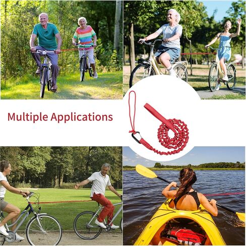 Bicycle Tow Rope Belt Strap Mountain Bike Parent-Child Pull Reflective Traction Portable Outdoor MTB Elastic Bicycle for Adult Kids Children in Saudi Arabia