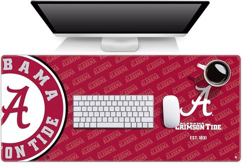 YouTheFan NCAA Alabama Crimson Tide Logo Series Desk Pad in Saudi Arabia