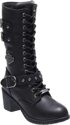 Harley-Davidson Women's Aldale 9.75-Inch Waterproof Motorcycle Boots D87162 in Saudi Arabia