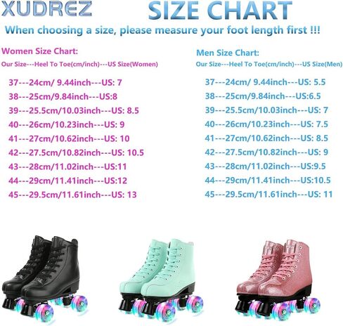 Roller Skate Shoes for Women Men PU Leather High-top Double-Row Roller Skates for Beginner, Professional Indoor Outdoor Roller Skates with Shoes Bag in Saudi Arabia