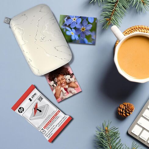 HP Sprocket 2.3 x 3.4" Premium Zink Sticky Back Photo Paper (20 Sheets) Compatible with HP Sprocket Select and Plus Printers. in Saudi Arabia