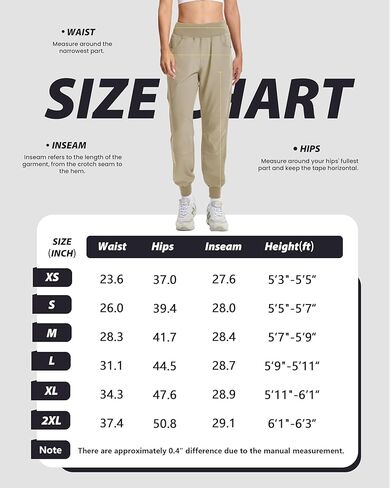 ISEEGZ بنطلون رياضي للمشي لمسافات طويلة للنساء خفيف الوزن وسريع الجفاف للنساء أثناء السفر في الهواء الطلق، خصر قابل للتعديل مع جيوب in Kuwait