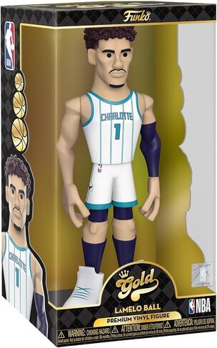 Funko Gold Vinyl: NBA - Lamelo Ball, Charlotte Hornets, 12 Inch Premium Vinyl Figure with Chase (Styles May Vary) in Saudi Arabia