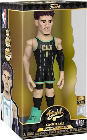 Funko Gold Vinyl: NBA - Lamelo Ball, Charlotte Hornets, 12 Inch Premium Vinyl Figure with Chase (Styles May Vary) in Saudi Arabia