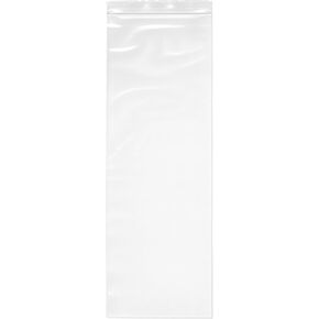 Plymor 6" x 18" (Pack of 100), 4 Mil Heavy Duty Zipper Reclosable Plastic Bags