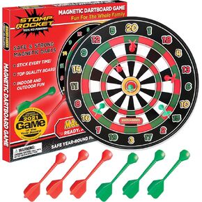 لعبة رمي السهام المغناطيسية للأطفال من Stomp Rocket Magne للاستخدام الداخلي والخارجي مع 6 سهام متعددة الألوان مع مغناطيس in Kuwait