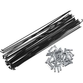 X AUTOHAUX 36 Pcs Bicycle Steel Spokes 14G Bike Spoke with Nipples for Most Bicycle