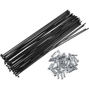 X AUTOHAUX 36 Pcs Bicycle Steel Spokes 14G Bike Spoke with Nipples for Most Bicycle