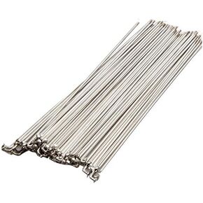 BaveL 36 Pcs 14G J Bend Bicycle Stainless Steel Spokes (211 mm-257 mm),Cycle Spokes with Brass Nipples,Mountain Bike Stainless Spokes,for MTB,Ebike,City Bikes-Replacement/Repair Spokes