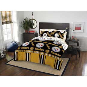 Northwest NFL Pittsburgh Steelers Bed in a Bag Set, Full, Rotary