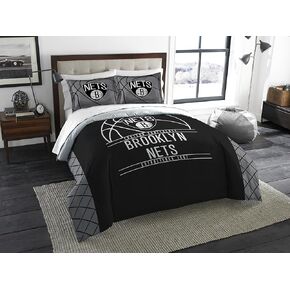 The Northwest Company The Northwest Company Officially Licensed NBA Brooklyn Nets Reverse Slam Full/Queen Comforter and 2 Sham Set