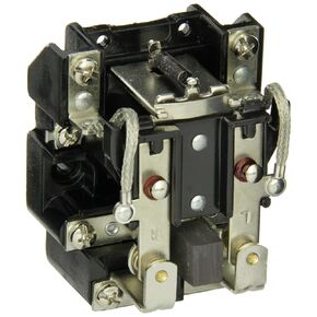 Basic Plug in Open Power Relay, DPDT Mag Blowout Contacts, 40A Contact Rating, 110VDC Coil Voltage