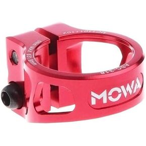 MOWA ASC Road Cyclocross CX Mountain Bicycle Mtb Bike Cycling Alloy Seatpost Clamp 31.8 and 34.9 (Red, 31.8mm) in Saudi Arabia