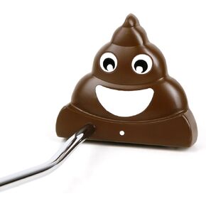 Intech Emoji #2 Poop Golf Putter - 35 inch for Men, Women, and Kids