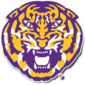 Desert Cactus Louisiana State University LSU Tigers Geaux Vinyl Decal Laptop Water Bottle Car Scrapbook Sticker (IND 16)