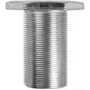 L.H. Dottie MB38212 Tap Bolt, Hex Head, 3/8-Inch-16 TPI by 2-1/2-Inch Length, 9/16-Inch Hex, Zinc Plated, 100-Pack