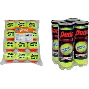 كرات تنس Penn QST 60 - كرات تنس برتقالية للشباب للمبتدئين