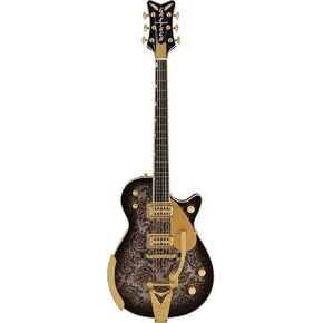 Gretsch G6134TG Limited-edition Paisley Penguin Electric Guitar - Blackburst over Black and Silver Paisley Sparkle in Saudi Arabia