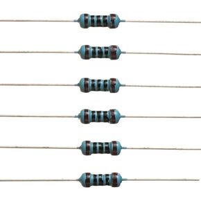 BOJACK 100 Ohm Resistors 1/4 W ±1% Metal Film Single Resistor (Pack of 200 Pcs)