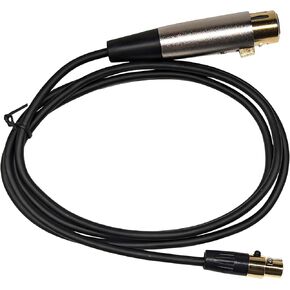 4-Pin TA4F to XLR Female Connector Cable Compatible with Shure WA310 T1 UT1 SC1 BLX1 PG1 PGX1 GLXD1 QLXD1 SLX1 LX1 ULX1 UC1 UR1 UR1M U1 BLX FP SLX ULX-S UHF-R Axient Transmitter, WA310-GL