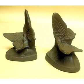 2 قطعة من مساند الكتب على شكل فراشة من الحديد الزهر in Kuwait