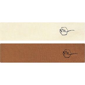 عصابة رأس نسائية من Maven Thread بعرض 2 بوصة مقاومة للانزلاق للتمرين واليوجا، عبوتان (كاكاو) in Kuwait