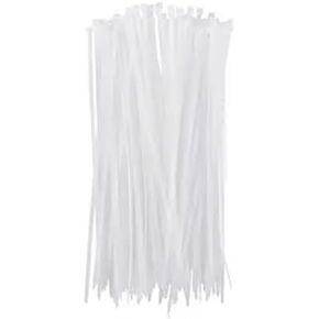 ربطات عنق بسحاب كبيرة مقاس 66 سم، 100 عبوة - أقصى حمل 200 رطل، درجة حرارة العمل 5 درجة فهرنهايت - 176 درجة فهرنهايت - أربطة أسلاك نايلون طويلة متينة وقابلة للتعديل لكل من الأماكن الداخلية والخارجية in Kuwait