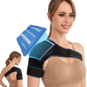 Shoulder Brace - Support and Compression Sleeve,Rotator Cuff Shoulder Brace for Men&Women,for AC Joint Pain Relief,Arm Stability,Injuries&Tears,Bursitis,Swelling,Tendonitis(Large)