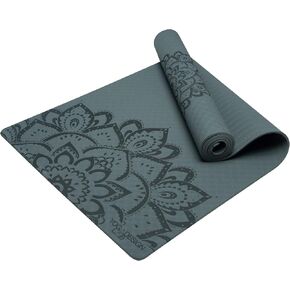 YOGA DESIGN LAB | The Flow Mat | Designed for Support | Extra-Thick | Reversible | Ideal for Hot Yoga, Power, Vinyasa, Ashtanga, Sweaty & Slow Workouts | Includes Carrying Strap