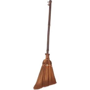Cabilock Asian Straw Broom Thai Natural Flower Grass Broom Whisk Broom House Broom Retro Kid Sweeping Cleaning Broom for Home Kitchen Bedroom