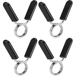 uxcell Spring Clip Collars, Gym Weight Bar Barbell Spring Collar Clip Dumbbell Lock Clamp Tool