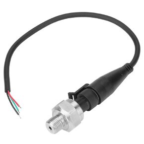 Pressure Transducer Stainless, Pressure transducer 5 psi Pressure transducer Sensor 10 psi Steel Pressure Sender Sensor G1/4" for Oil, Gas and (0 10PSI)(0-30PSI)