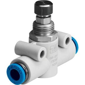FESTO 193967 GR-QS-4 ONE-WAY FLOW CONTROL VALVE - SUPPLIED IN PACK OF 1