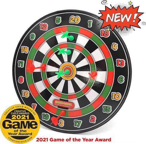 لعبة رمي السهام المغناطيسية للأطفال من Stomp Rocket Magne للاستخدام الداخلي والخارجي مع 6 سهام متعددة الألوان مع مغناطيس in Kuwait