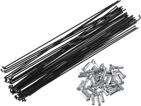 X AUTOHAUX 36 Pcs Bicycle Steel Spokes 14G Bike Spoke with Nipples for Most Bicycle in Kuwait