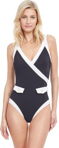 Gottex Women's Standard High Class Surplice Front & Back One Piece in Saudi Arabia