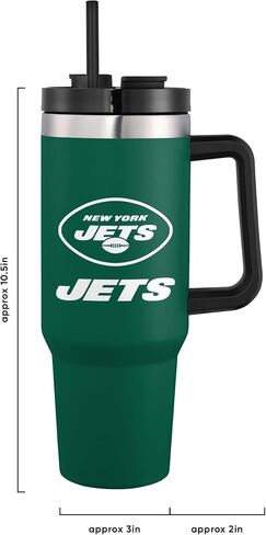 كوب سفر معزول بشعار فريق NFL للجنسين من FOCO NFL، سعة 40oz XL in Saudi Arabia