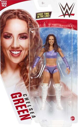 WWE MATTEL Chelsea Green Action Figure Series 122 Action Figure Posable 6 بوصات يمكن تجميعها للأعمار من 6 سنوات فما فوق [قد تختلف الأنماط] in Saudi Arabia