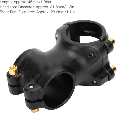 VGEBY Bike Stem, 31.8 mm ±7° Cycling Short Handlebar Stem Aluminum Alloy Mountain Stem for Most Bike Road Bike, MTB in Saudi Arabia