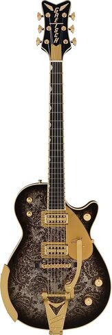 جيتار كهربائي Gretsch G6134TG إصدار محدود من Paisley Penguin - Blackburst over Black and Silver Paisley Sparkle in Saudi Arabia
