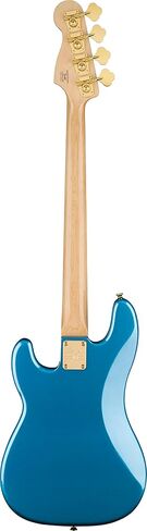 إصدار Squier 40th Anniversary Precision Bass Gold Edition، Lake Placid Blue، لوحة أصابع Laurel in Kuwait