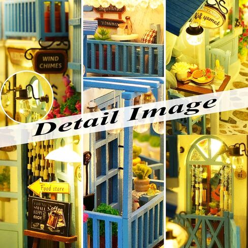 مجموعة زوايا الكتب DIY، غلاف خشبي ثلاثي الأبعاد للديكور، مجموعة بناء نموذج زاوية الكتب للبالغين والمراهقين، رف كتب محيطي مصغر، ملحق ديكور مع أضواء LED، هدية لمحبي الكتب in Kuwait