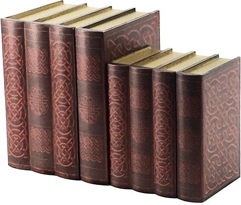 Bellaa 21213 Celtic Knot Book Ends Vintage Box Decorative Bookends Boho Farmhouse Irish Home Decoration Bookshelf Holder Stoppers Hidden Secret Storage Jewelry Keepsake Gift in Saudi Arabia